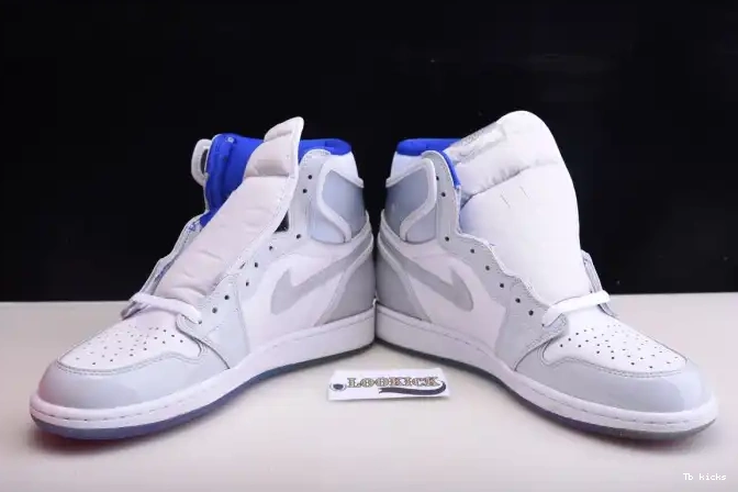 Cheap TBK 1 High Air White CK6637-104 Blue Zoom Jordan Racer Retro 0624